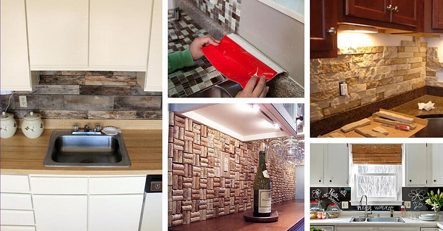 Hvis det ble delt ut priser for den mest DIY av alle DIY backsplashes