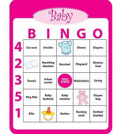 En av bærebjelkene i de fleste baby showers er baby shower spillet