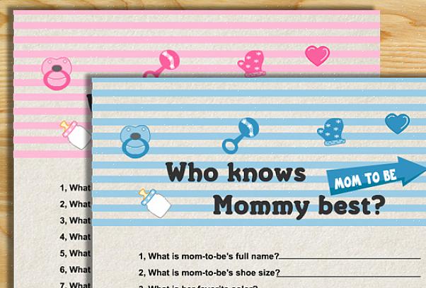 Her er trinn for trinn hvordan du får baby shower-bleiespillet til å fungere