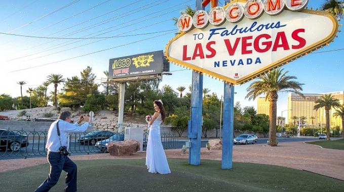 Du trenger ikke å være bosatt i Nevada for å gifte deg i staten