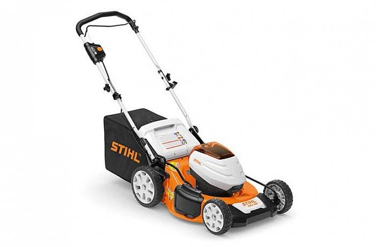 Fremst oppmerksom på at Stihl RMA 370 er beregnet på bruk på små eller mellomstore plener