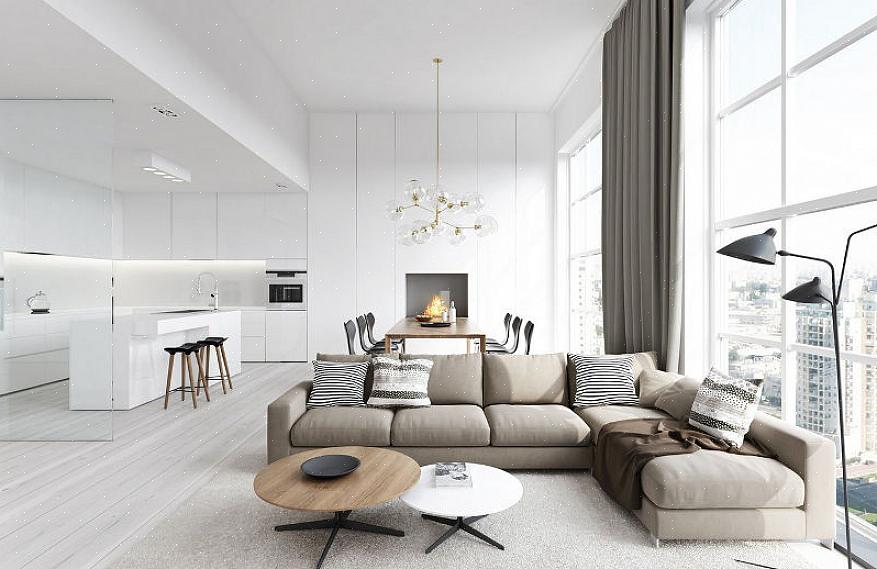 Familiefoto er også god feng shui i stuen