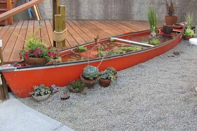 Det er praktisk for hageeiere av båtcontainere å bruke ressursene for hånden til å gi næring til planter