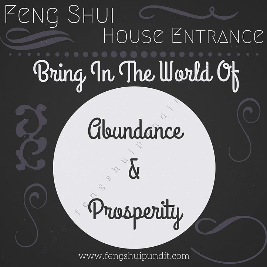 Feng shui-fargen på dypt vann