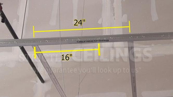 Sier at maksimalt feltskrueavstand for vegggips er 41 centimeter