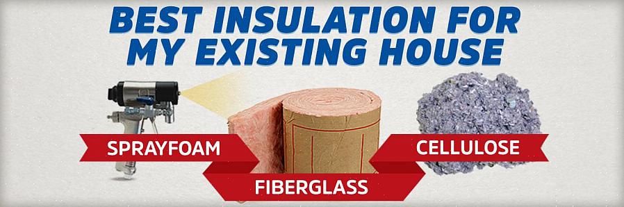Glassfiberisolasjon består av tettpakket lange ruller eller individuelle flaggermus (enkelt utrullede biter)