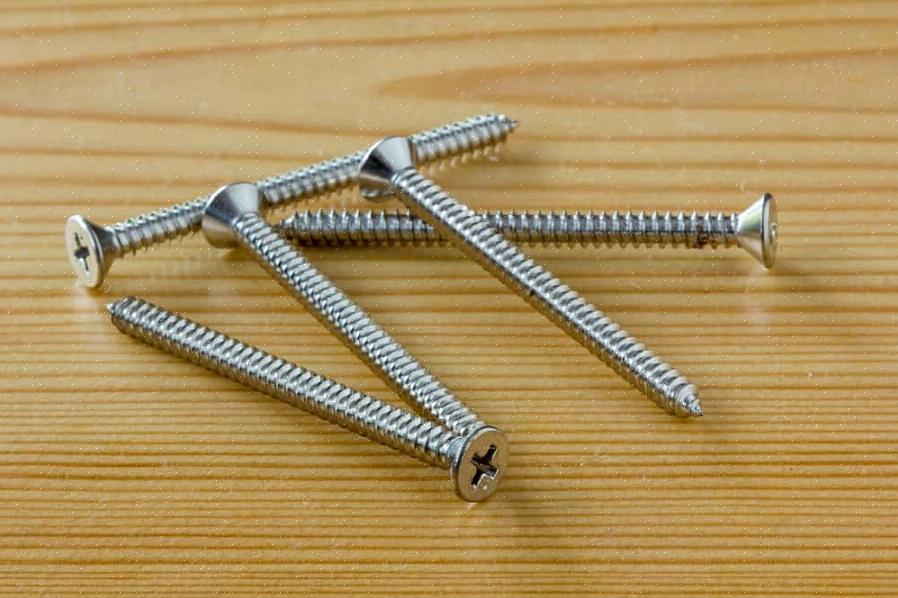 For det meste arbeid som involverer 1,30 cm gips på installert på trebolter