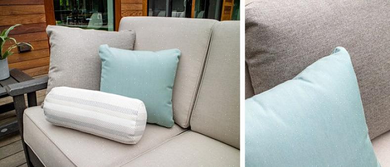 Vevde akrylstoffer er mer motstandsdyktige mot fading enn trykte stoffer i akryl eller polyester