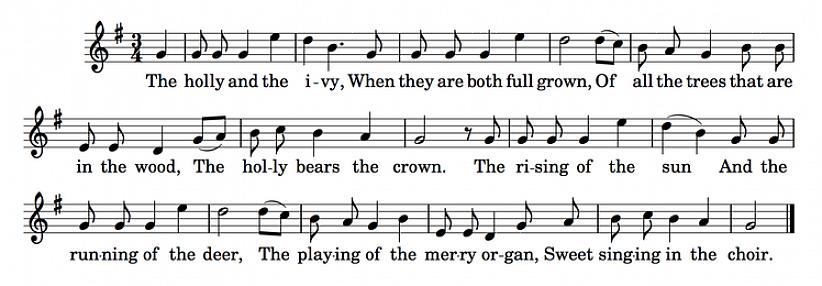 Svaret kan ligge i at "The Holly and the Ivy" er basert på eldre sanger